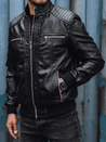 Herren Lederjacke schwarz Dstreet TX4739_3