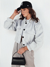 Damen Bomberjacke HONES Farbe Hellgrau DSTREET TY4141