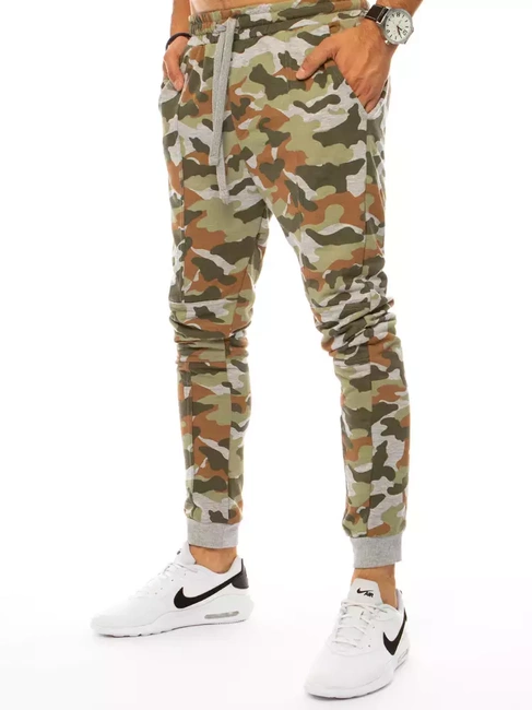 Herren Trainingshose Camo Grün Dstreet UX3333