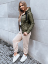 Damen Steppjacke LOVE YOU Farbe Grün DSTREET TY3836