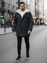 Herren Winter Parka Jacke mit Kapuze grün Dstreet TX4961z
