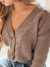 Damen Strickjacke DESTANY Farbe Beige DSTREET MY1738