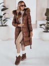 Gesteppte Damen-Winterjacke mit Pelz STYLEBELLA braun Dstreet TY5009