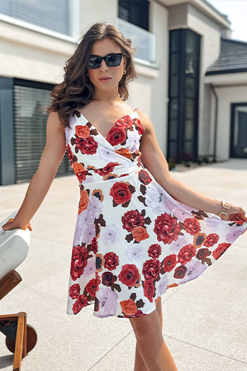 LUMINA Kleid Weiß Dstreet EY2488