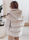 Damen Steppjacke mit Kapuze beige Dstreet TY5066