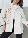 Damen Jeansjacke FILOMENAS Farbe Beige DSTREET TY4313