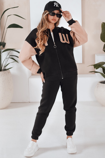 Damen Trainingsanzug-Set MALWA Farbe Schwarz DSTREET AY0768