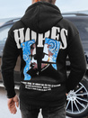 Herren Sweatshirt mit Aufdruck Farbe Schwarz DSTREET BX5662
