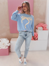 Damen Sweatshirt in Übergröße SOFTTIE blau Dstreet BY1377
