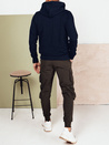 Herren Kapuzenpullover Farbe Dunkelblau DSTREET BX5727