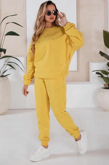 Damen Trainingsanzug Set ARIELLA PREMIUM Gelb AY0734