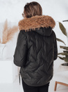 Damen Winterjacke COLDLIKE gesteppt mit Kapuze schwarz Dstreet TY5001