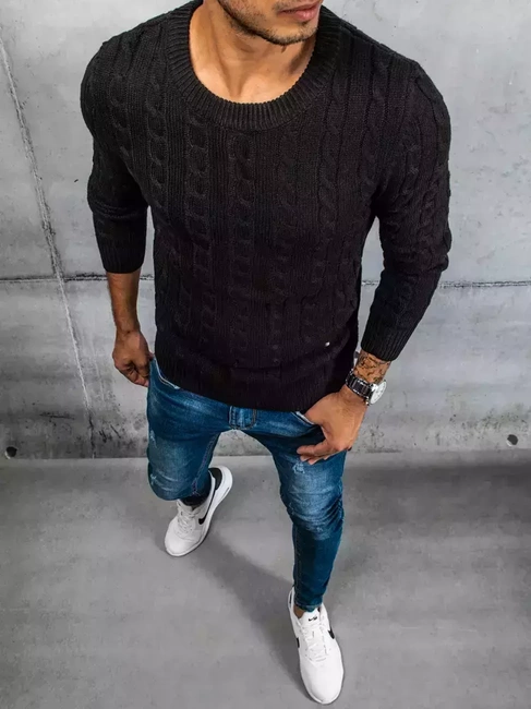 Herren Pullover Schwarz Dstreet WX1880
