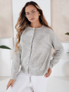Damen Pullover mit Reißverschluss SELINA grau Dstreet MY2513