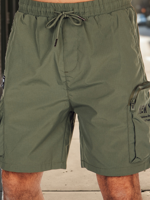 Herren Stoff Kampfshorts grün Dstreet SX2510