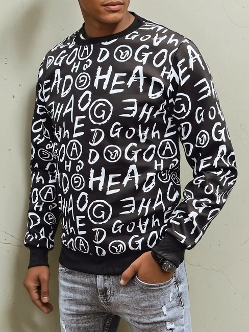 Herren Sweatshirt ohne Kapuze schwarz Dstreet BX5742