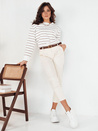 Damen Casual Hose CHITRAS Farbe Ecru DSTREET UY1884