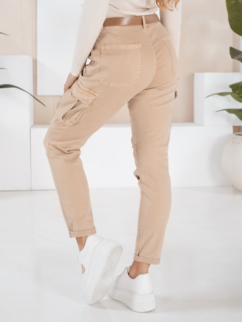 Damen Cargohose CARGOIF hellbeige Dstreet UY2712