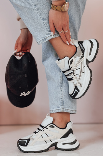 MODERMAX Damen Turnschuhe schwarz Dstreet ZY0897