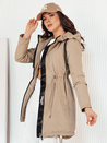 Damen Parka VERCHA Farbe Beige DSTREET TY4261