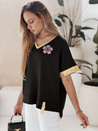 Damenbluse in Übergröße SHINE LOVE schwarz Dstreet RY2912