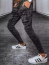 Herren Jeans Cargohose Schwarz Dstreet UX3580