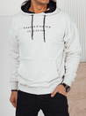 Herren Kapuzenpullover Farbe Hellgrau DSTREET BX5724