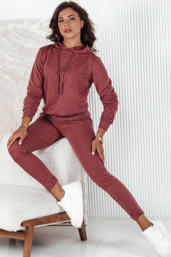 Damen Trainingsanzug Set MIGEL kastanienbraun Dstreet AY1090