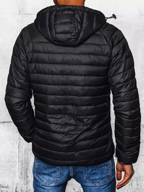 Herren Übergangs-Steppjacke Schwarz Dstreet TX4405