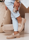 MNIMNI Damen Beige Dstreet Mokassins ZY0659