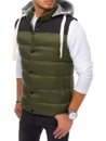 Herren Weste mit Kapuze Farbe Grün DSTREET TX3935