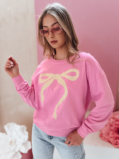 Damen Sweatshirt in Übergröße SOFTTIE rosa Dstreet BY1375_4