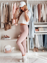 ACTIVIS Damen Leggings mit hoher Taille helllila Dstreet UY2598