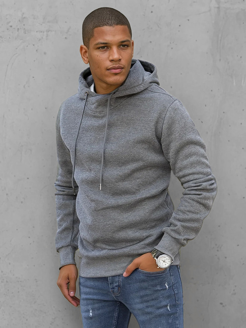 Herren Kapuzenpullover Dunkelgrau Dstreet BX5427