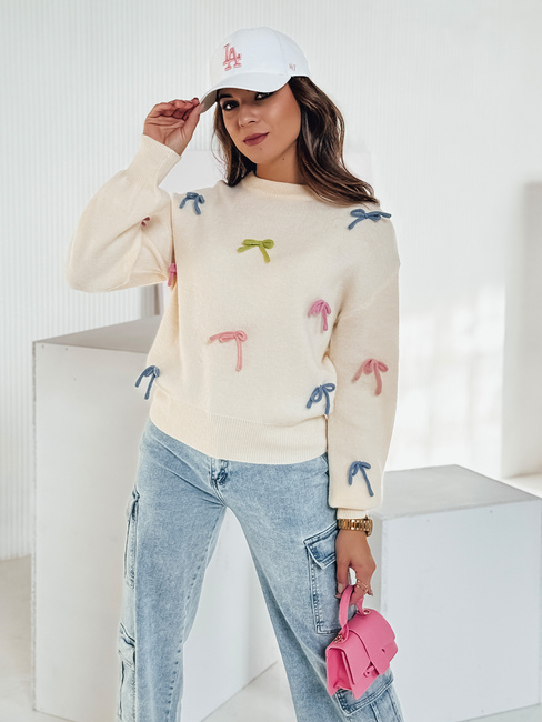 Damen Einheitsgröße TIELUSH Pullover in klein koakrdki beige Dstreet MY2357