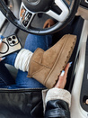 Damen Plateau-Schneestiefel beige Dstreet ZY1066