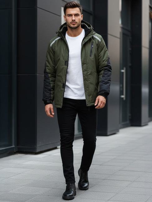 Männer narciarksa grüne Jacke Dstreet TX5128