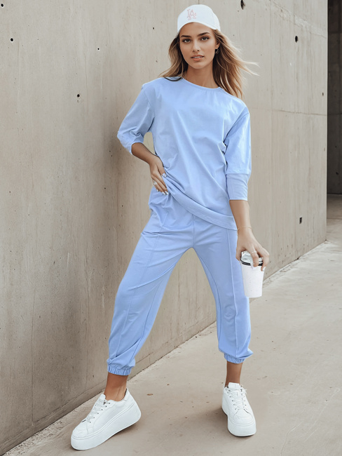 Damen Trainingsanzug Set RIZNA blau Dstreet AY1034