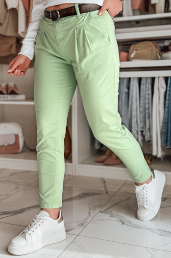 Damen-Chinos mit Gürtel MODELA mint Dstreet UY2631