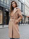 Damen Wintermantel klassisch Trench camel Dstreet NY0763z