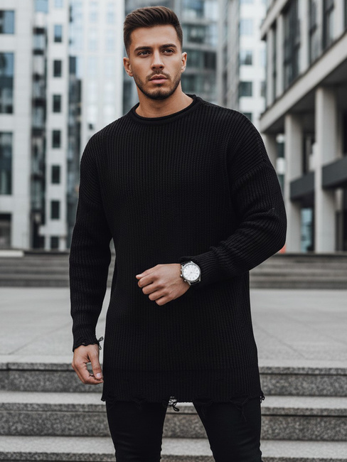 Herren Winterpullover Farbe Schwarz DSTREET WX1962