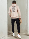 Herren Sweatshirt mit Aufdruck Farbe Beige DSTREET BX5714