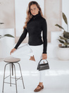 Damen-Rollkragenpullover VANORIA schwarz Dstreet MY2488