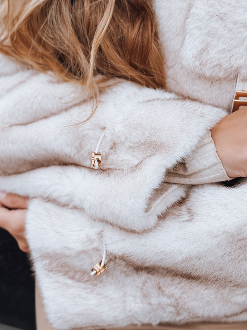 Damen Pelz kurz weiß Dstreet TY5250