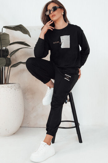 Damen Trainingsanzug-Set FUTURE Farbe Schwarz DSTREET AY1036