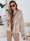Damen Pelzmantel GLAMFLUFFY kurz beige Dstreet TY4984