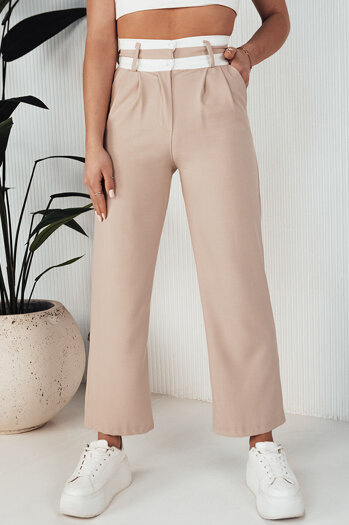 Damen Casual Hose GINZOM Farbe Beige DSTREET UY1900