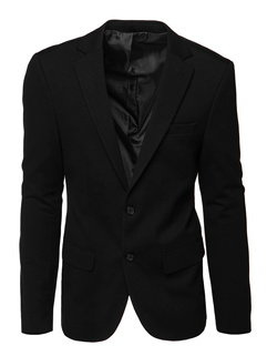 Einreihiger Herrenblazer schwarz Dstreet MX0631_1