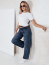 Blaue Damenjeans mit weitem Bein Dstreet UY2749