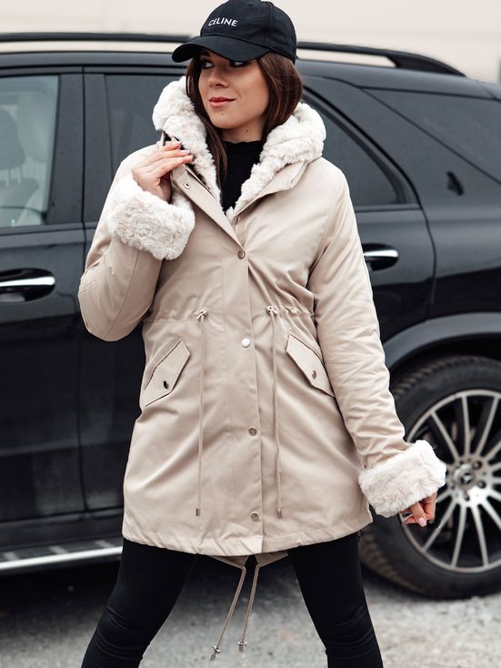 Damen Winter Parka Jacke ARCTIC beige Dstreet TY4767